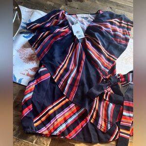 Tory Burch Pastel Striped Garment